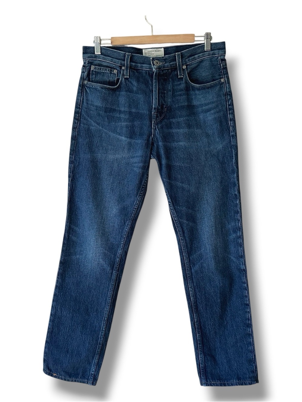 Current Elliott The Straight Fit High Rise Jeans in Tar Sand Wash Size 31